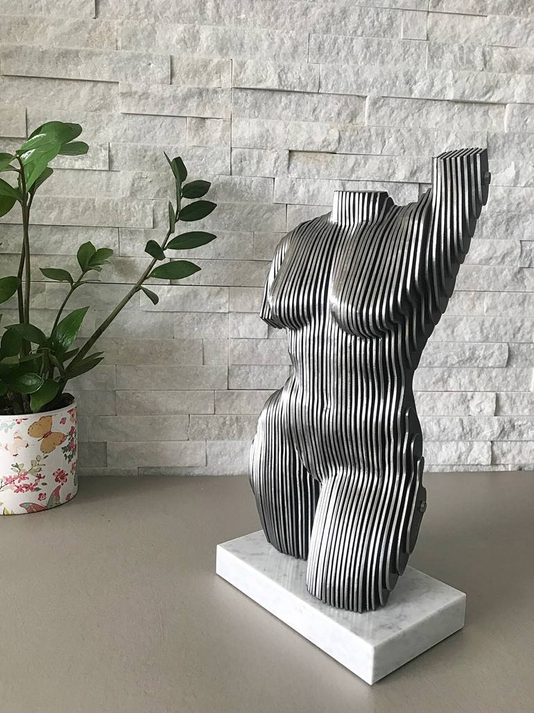 Original Abstract Expressionism Abstract Sculpture by Castrovinci Filippo Pietro