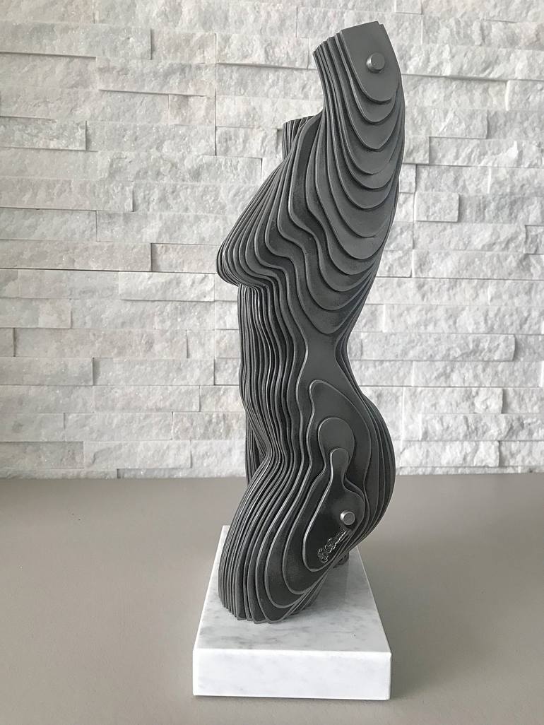 Original Abstract Expressionism Abstract Sculpture by Castrovinci Filippo Pietro