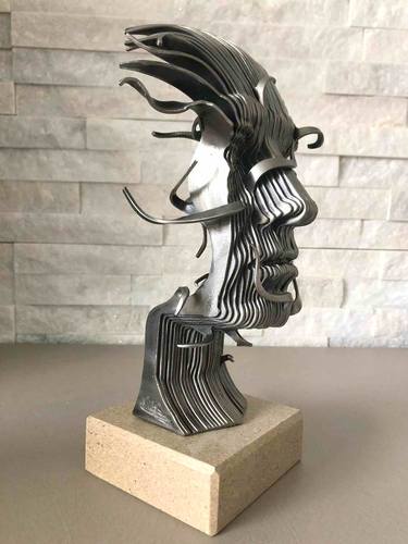 Original Abstract Sculpture by Castrovinci Filippo Pietro