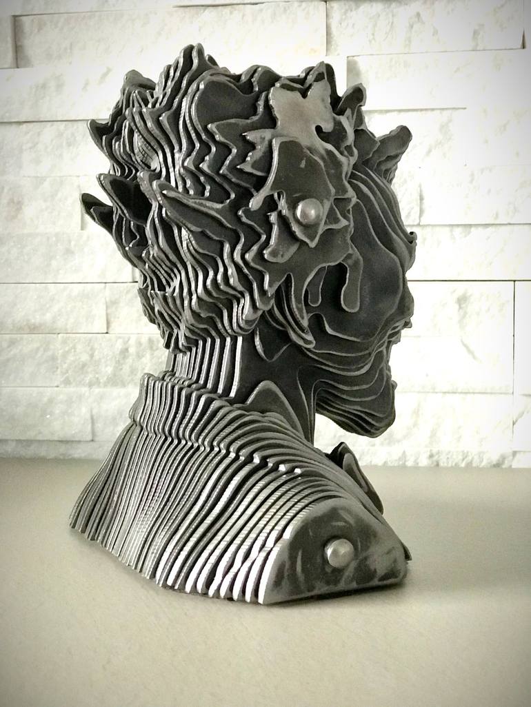 Original Fantasy Sculpture by Castrovinci Filippo Pietro