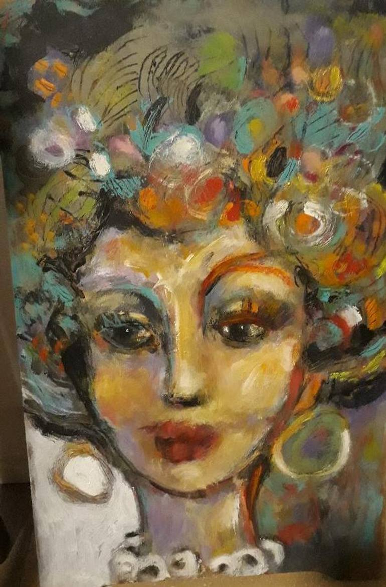 WOMAN 1 Painting by Ana Leon | Saatchi Art