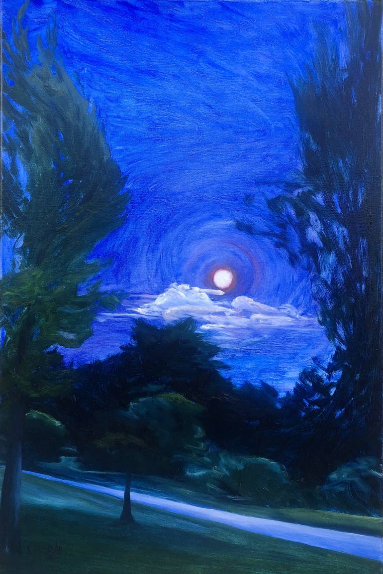 Clair De Lune Painting By Tramy Pham Saatchi Art