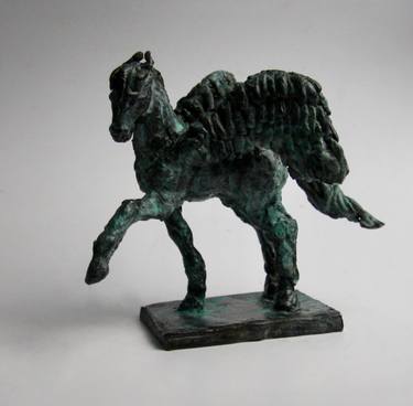 Original Horse Sculpture by Helle Rask Crawford