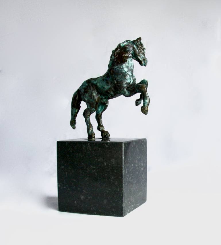 Original Horse Sculpture by Helle Rask Crawford