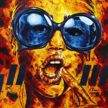 Original Pop Art Portrait Paintings by Bruno Portella