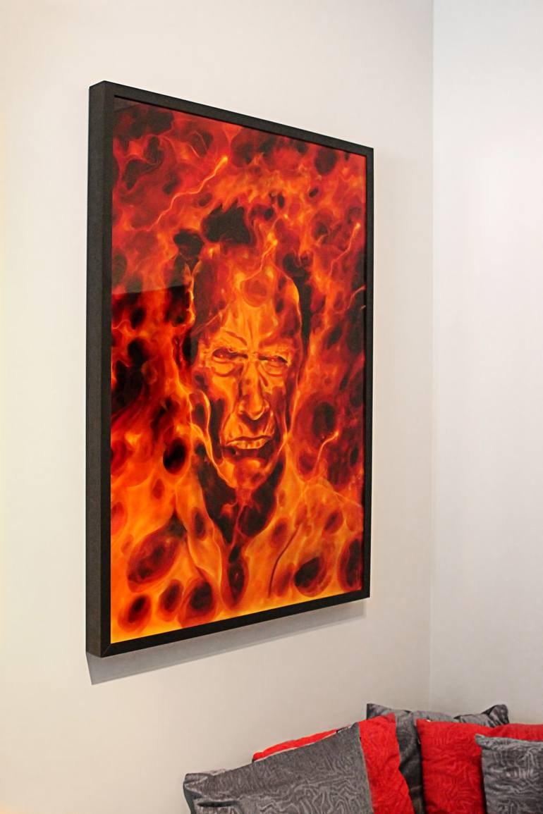 Original Figurative Pop Culture/Celebrity Painting by Bruno Portella