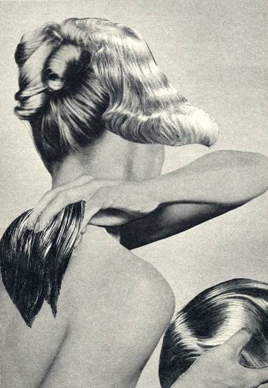 Print of Nude Collage by Gordon Dawson