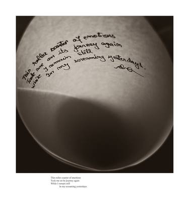 Original Abstract Calligraphy Photography by Daciana Lipai