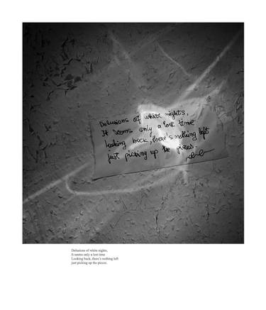 Original Conceptual Calligraphy Photography by Daciana Lipai