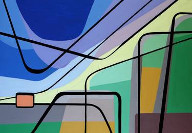 Original Conceptual Abstract Painting by Robert Toczewski