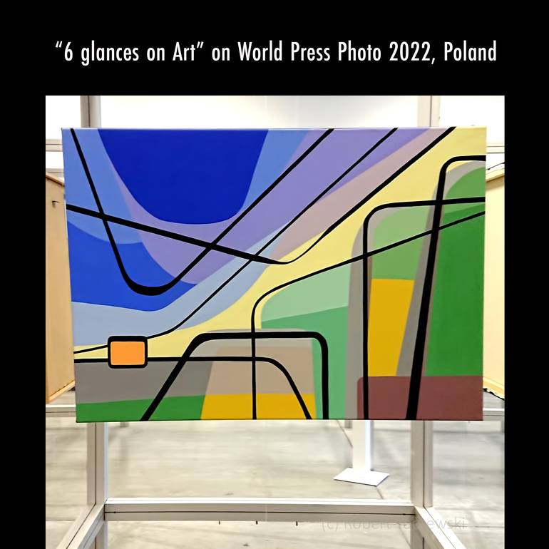 Original Conceptual Abstract Painting by Robert Toczewski