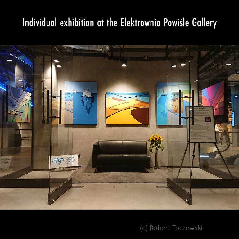 Original Conceptual Abstract Painting by Robert Toczewski