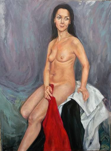 Print of Fine Art Nude Paintings by Alina Dalinina