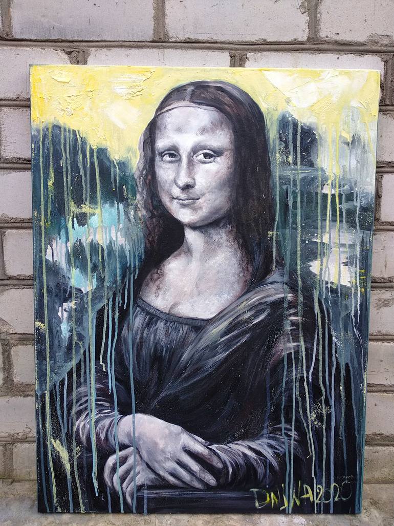 Original Pop Art People Painting by Alina Dalinina