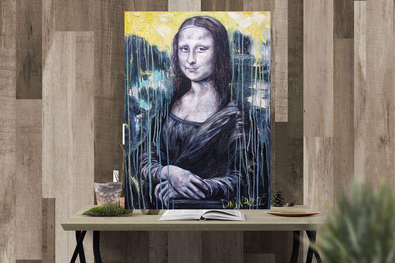 Original Pop Art People Painting by Alina Dalinina