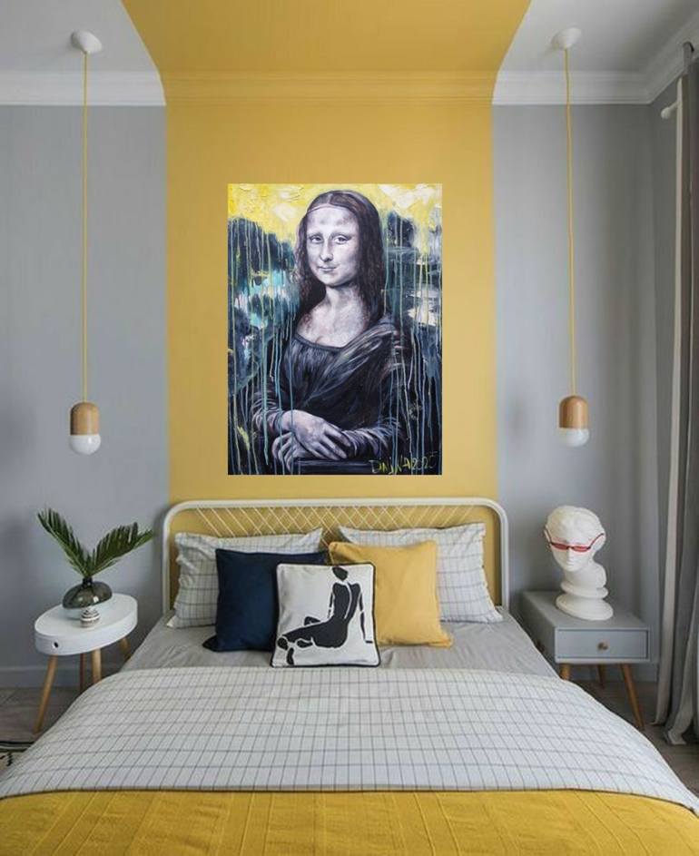 Original Pop Art People Painting by Alina Dalinina