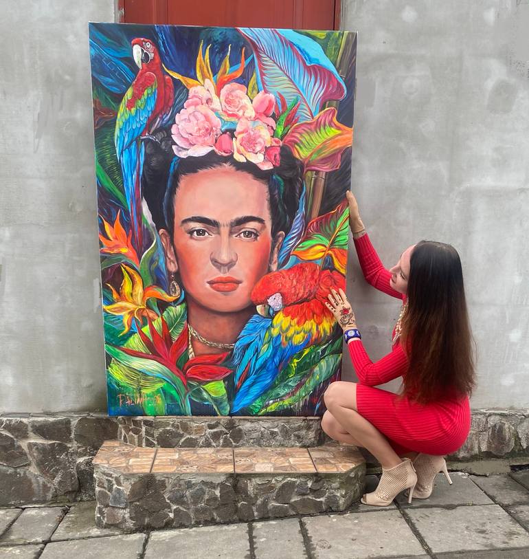 Original Art Deco People Painting by Alina Dalinina