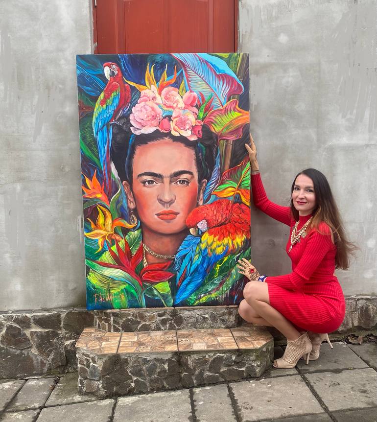 Original Art Deco People Painting by Alina Dalinina
