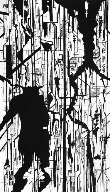 Original Abstract Patterns Drawing by Manfredas Malinauskas