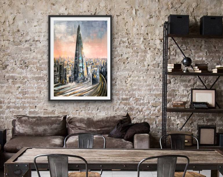 Original Modern Cities Painting by Masha Sadme