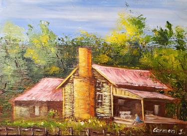 Print of Impressionism Rural life Paintings by Carmen Iglesias