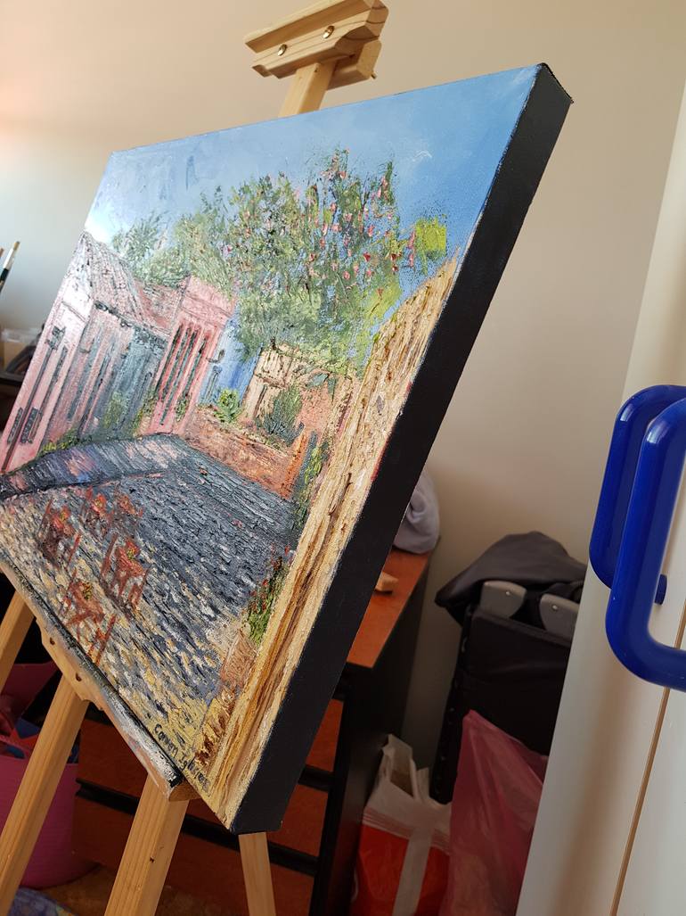 Original Impressionism Cities Painting by Carmen Iglesias