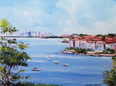 Original Impressionism Seascape Paintings by Carmen Iglesias