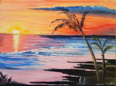 Original Beach Paintings by Carmen Iglesias