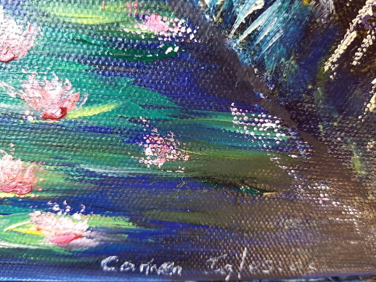 Original Impressionism Landscape Painting by Carmen Iglesias