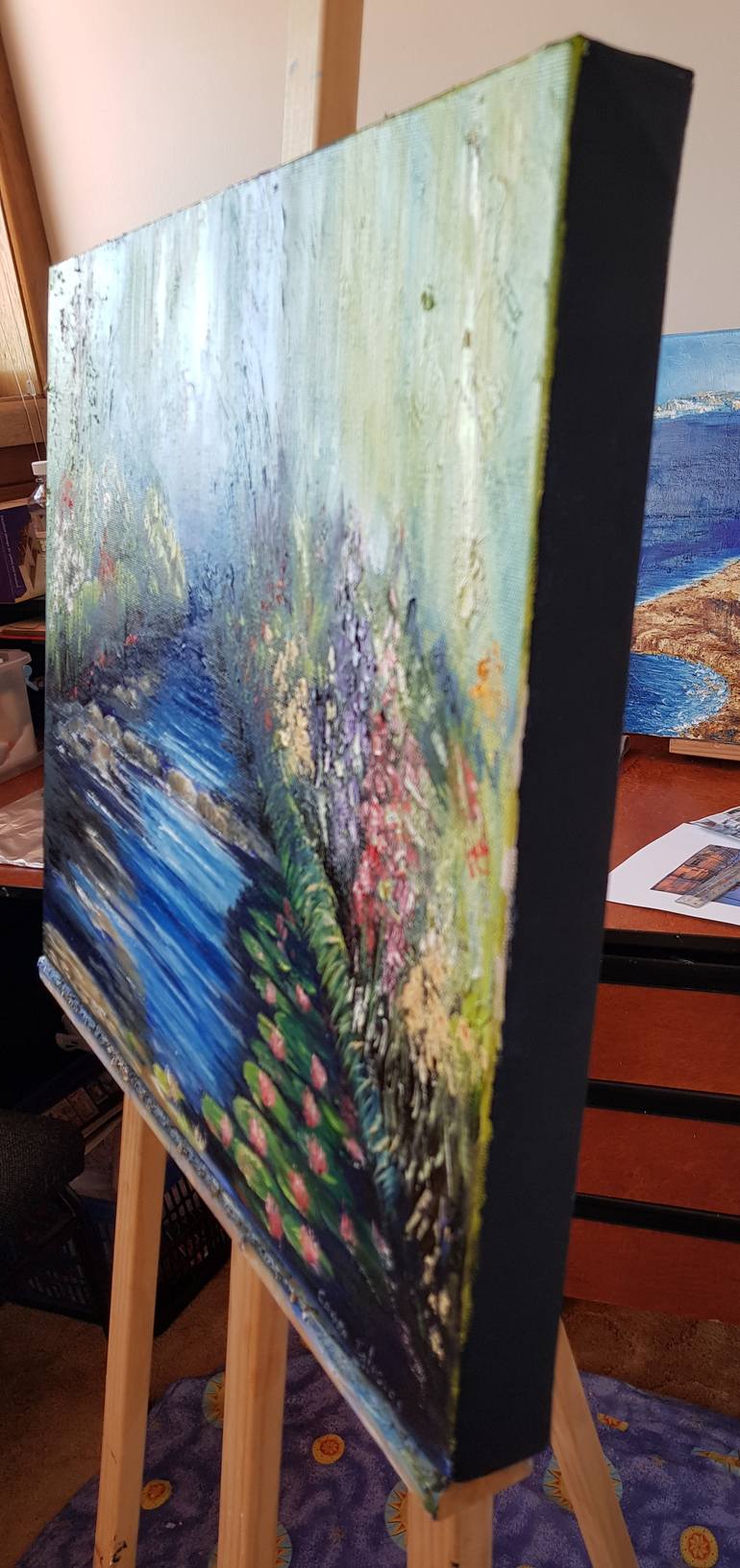 Original Impressionism Landscape Painting by Carmen Iglesias