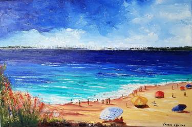 Original Impressionism Seascape Paintings by Carmen Iglesias