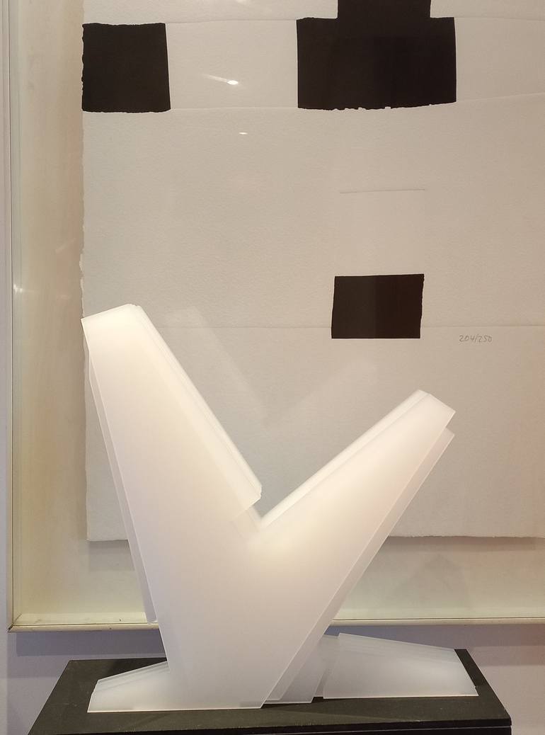 Original Geometric Abstract Sculpture by Pablo Perez-Urruti De Sala