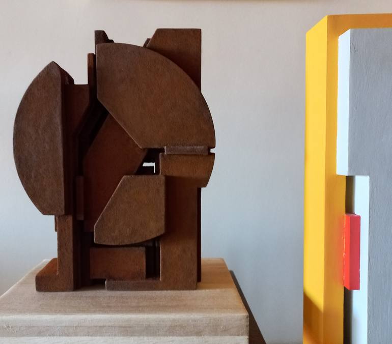 Original Abstract Geometric Sculpture by PABLO PEREZ-URRUTI DE SALA