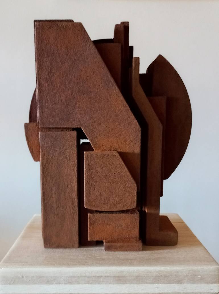 Original Abstract Geometric Sculpture by PABLO PEREZ-URRUTI DE SALA