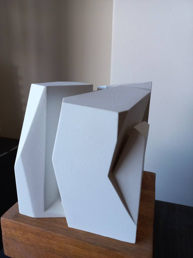 Original Abstract Geometric Sculpture by PABLO PEREZ-URRUTI DE SALA