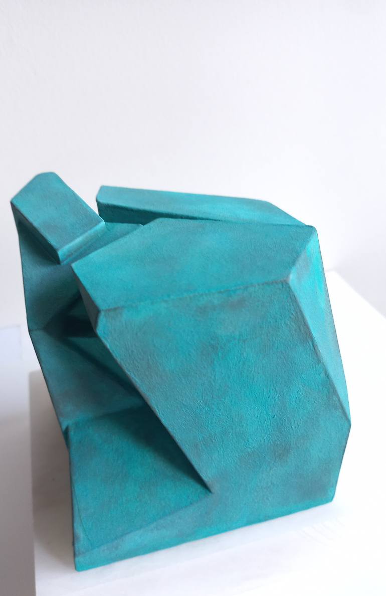 Original Geometric Abstract Sculpture by Pablo Perez-Urruti De Sala