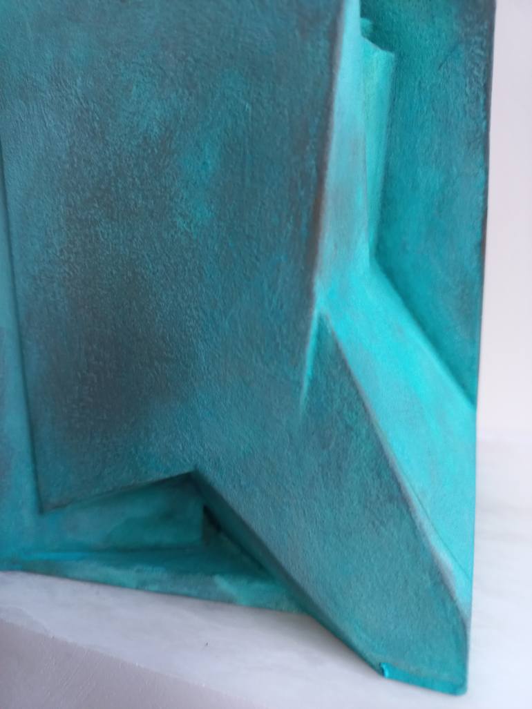 Original Geometric Abstract Sculpture by Pablo Perez-Urruti De Sala