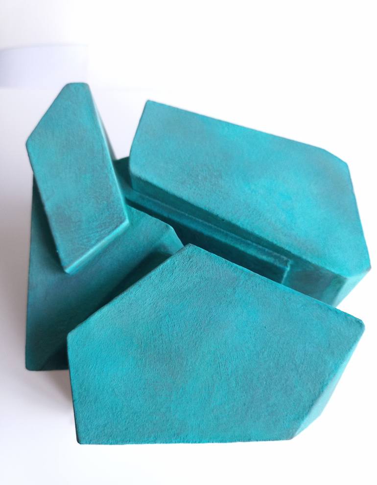 Original Geometric Abstract Sculpture by Pablo Perez-Urruti De Sala