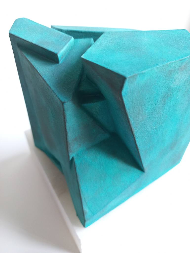 Original Geometric Abstract Sculpture by Pablo Perez-Urruti De Sala