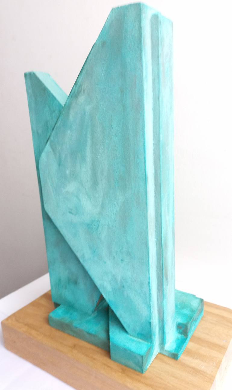 Original Geometric Abstract Sculpture by PABLO PEREZ-URRUTI DE SALA