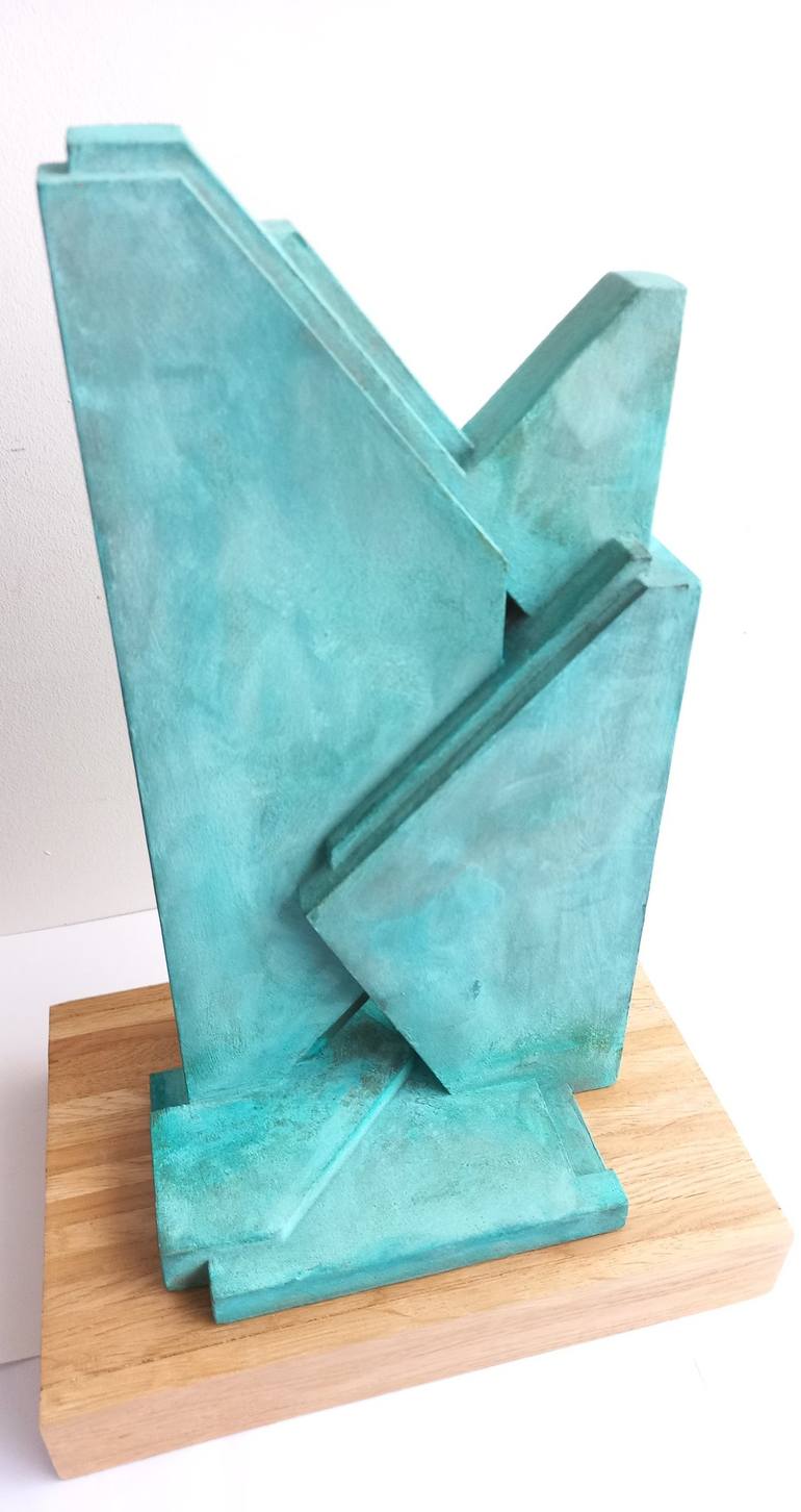 Original Geometric Abstract Sculpture by PABLO PEREZ-URRUTI DE SALA