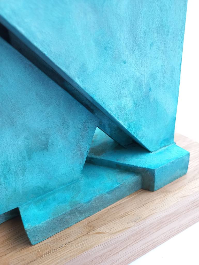 Original Geometric Abstract Sculpture by PABLO PEREZ-URRUTI DE SALA