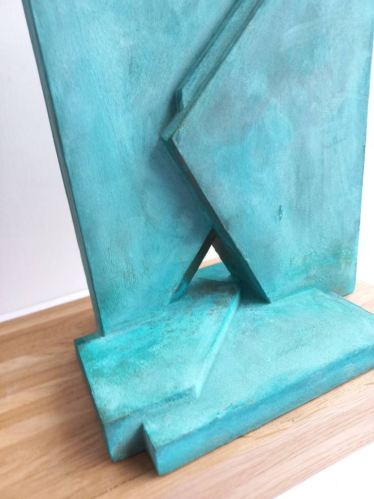 Original Geometric Abstract Sculpture by PABLO PEREZ-URRUTI DE SALA