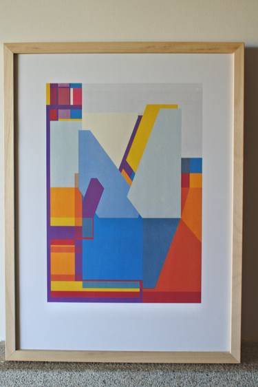 Original Abstract Printmaking by PABLO PEREZ-URRUTI DE SALA