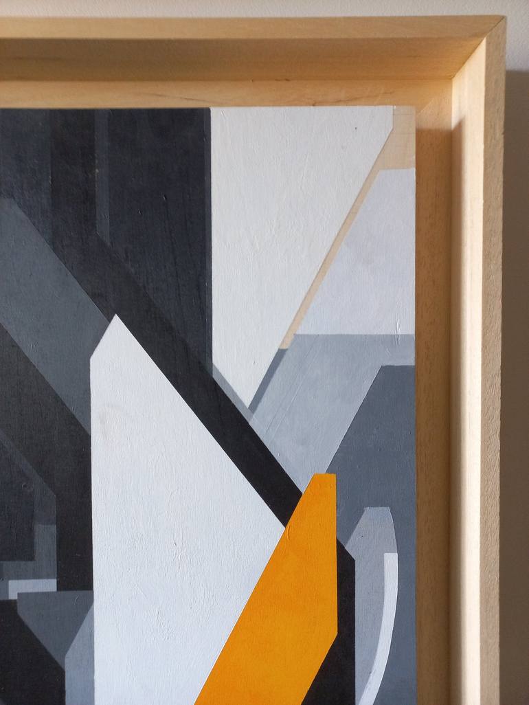 Original geometric abstraction Abstract Painting by PABLO PEREZ-URRUTI DE SALA