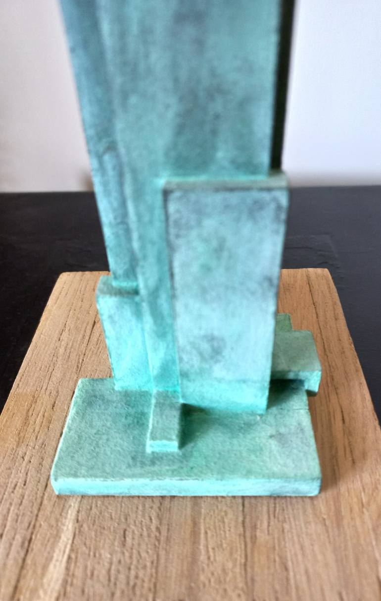 Original neoplasticism Abstract Sculpture by PABLO PEREZ-URRUTI DE SALA