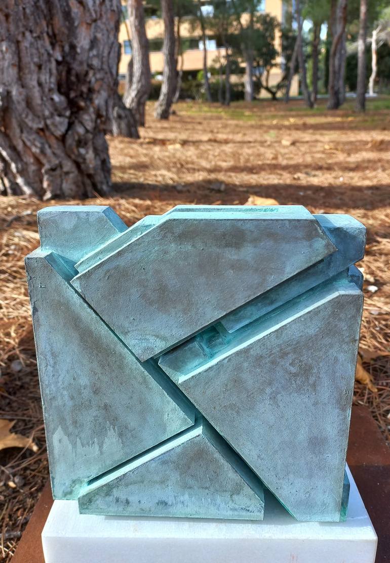 Original Geometric Abstraction Abstract Sculpture by PABLO PEREZ-URRUTI DE SALA