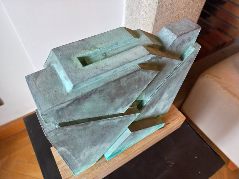 Original Geometric Abstraction Abstract Sculpture by PABLO PEREZ-URRUTI DE SALA