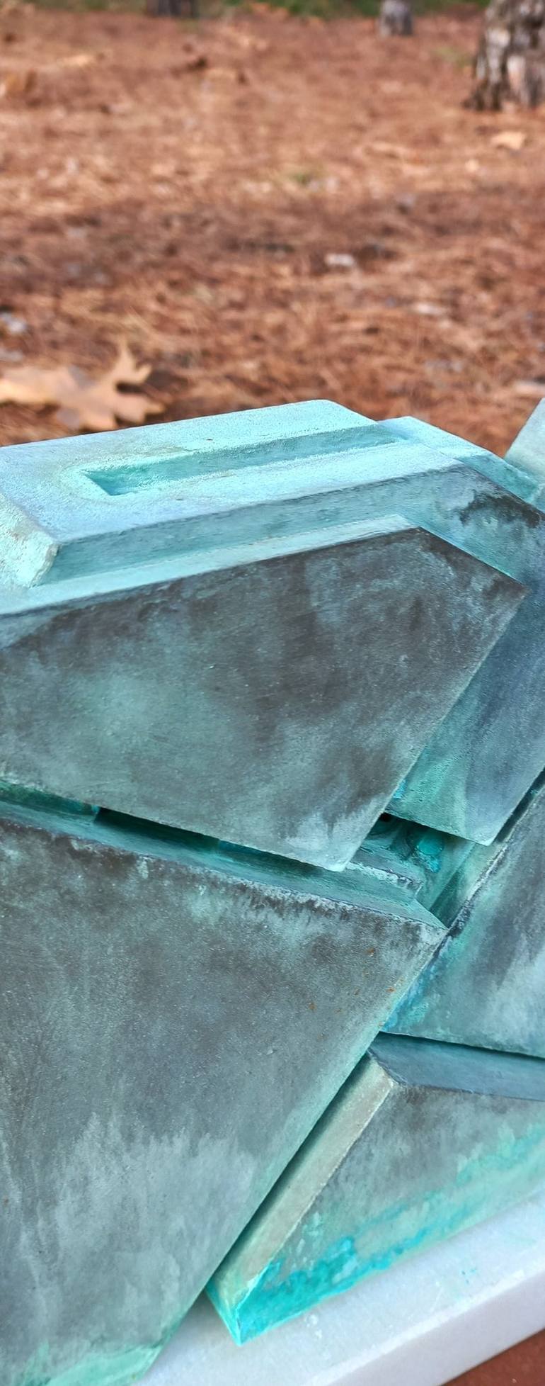 Original Geometric Abstraction Abstract Sculpture by Pablo Perez-Urruti De Sala