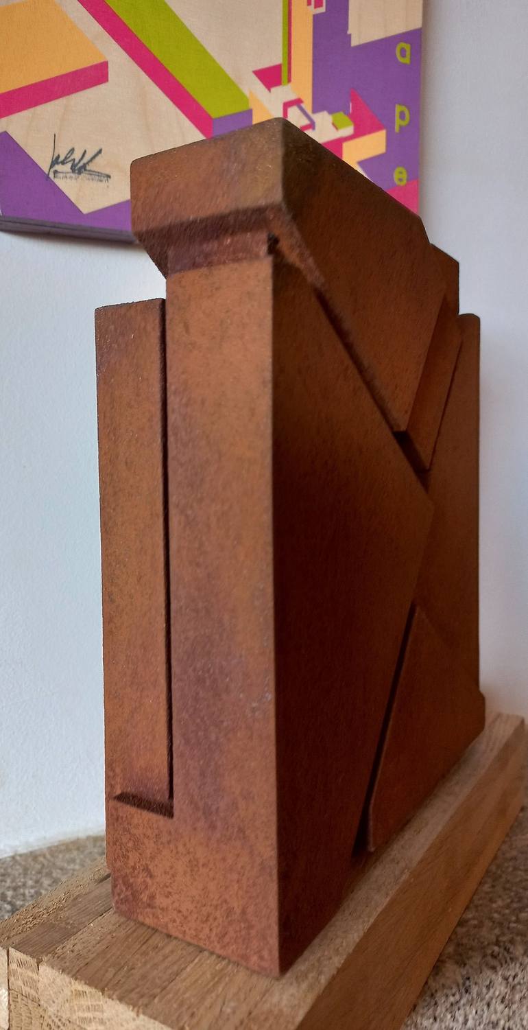 Original Neo Plasticism Abstract Sculpture by PABLO PEREZ-URRUTI DE SALA